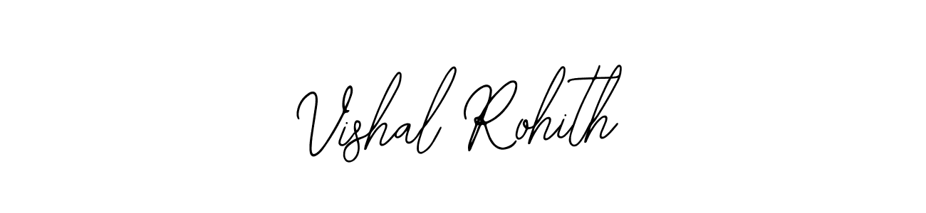 You should practise on your own different ways (Bearetta-2O07w) to write your name (Vishal Rohith) in signature. don't let someone else do it for you. Vishal Rohith signature style 12 images and pictures png