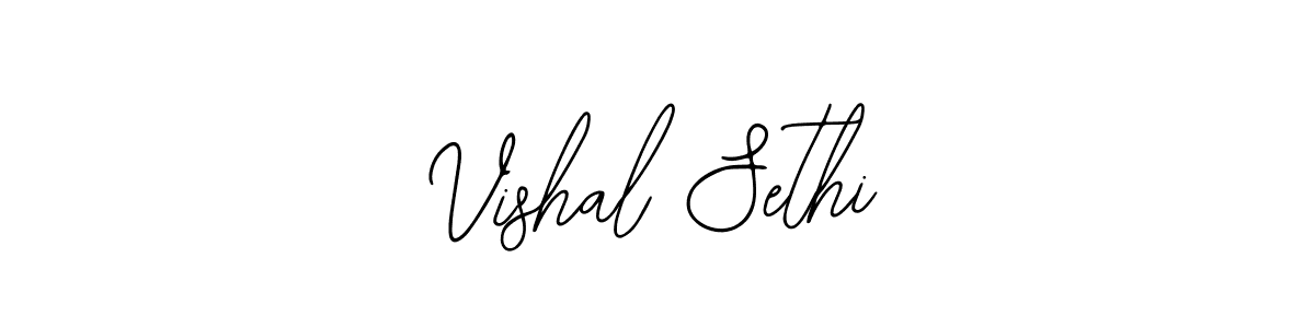 Vishal Sethi stylish signature style. Best Handwritten Sign (Bearetta-2O07w) for my name. Handwritten Signature Collection Ideas for my name Vishal Sethi. Vishal Sethi signature style 12 images and pictures png