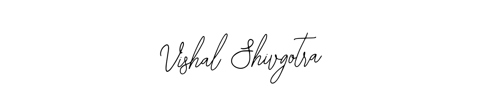 You should practise on your own different ways (Bearetta-2O07w) to write your name (Vishal Shivgotra) in signature. don't let someone else do it for you. Vishal Shivgotra signature style 12 images and pictures png