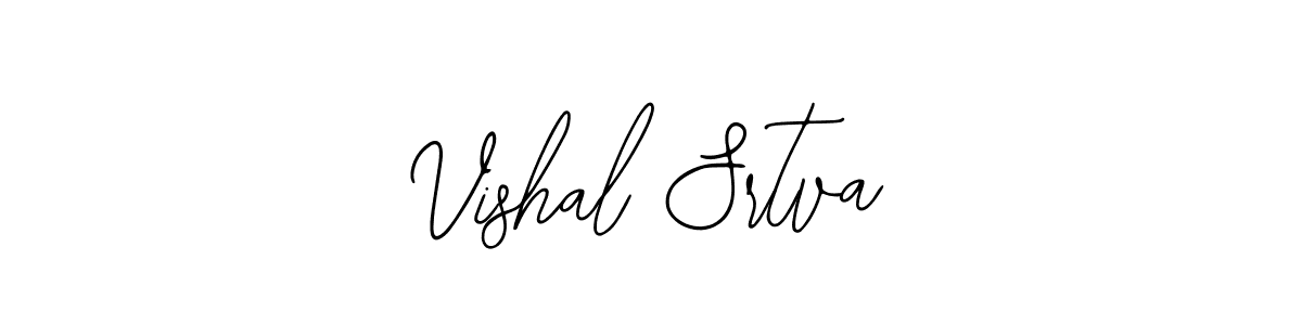 Use a signature maker to create a handwritten signature online. With this signature software, you can design (Bearetta-2O07w) your own signature for name Vishal Srtva. Vishal Srtva signature style 12 images and pictures png