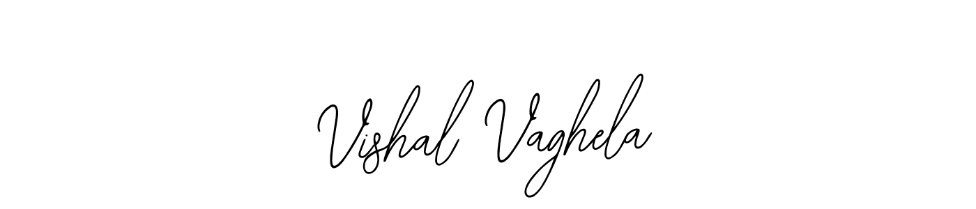 Make a short Vishal Vaghela signature style. Manage your documents anywhere anytime using Bearetta-2O07w. Create and add eSignatures, submit forms, share and send files easily. Vishal Vaghela signature style 12 images and pictures png