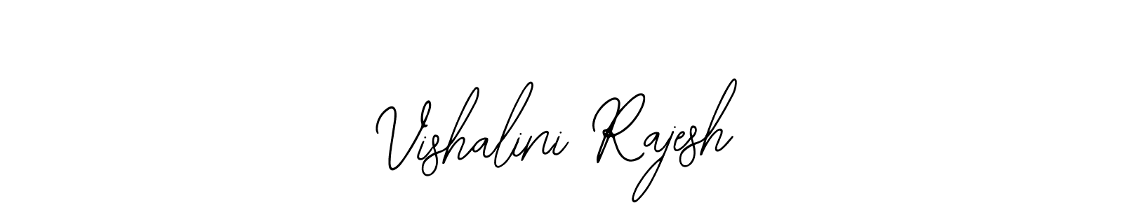 How to make Vishalini Rajesh name signature. Use Bearetta-2O07w style for creating short signs online. This is the latest handwritten sign. Vishalini Rajesh signature style 12 images and pictures png