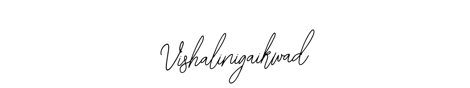 Also we have Vishalinigaikwad name is the best signature style. Create professional handwritten signature collection using Bearetta-2O07w autograph style. Vishalinigaikwad signature style 12 images and pictures png