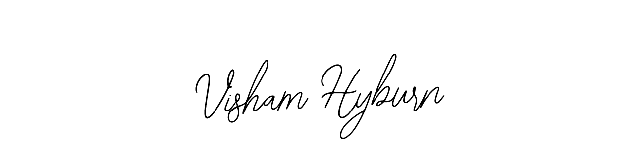 Also You can easily find your signature by using the search form. We will create Visham Hyburn name handwritten signature images for you free of cost using Bearetta-2O07w sign style. Visham Hyburn signature style 12 images and pictures png