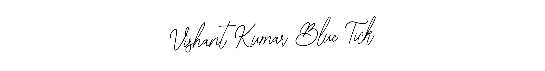 How to Draw Vishant Kumar Blue Tick signature style? Bearetta-2O07w is a latest design signature styles for name Vishant Kumar Blue Tick. Vishant Kumar Blue Tick signature style 12 images and pictures png
