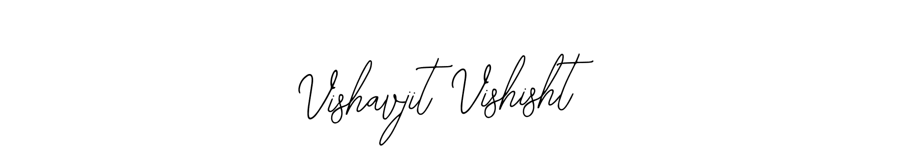 Use a signature maker to create a handwritten signature online. With this signature software, you can design (Bearetta-2O07w) your own signature for name Vishavjit Vishisht. Vishavjit Vishisht signature style 12 images and pictures png