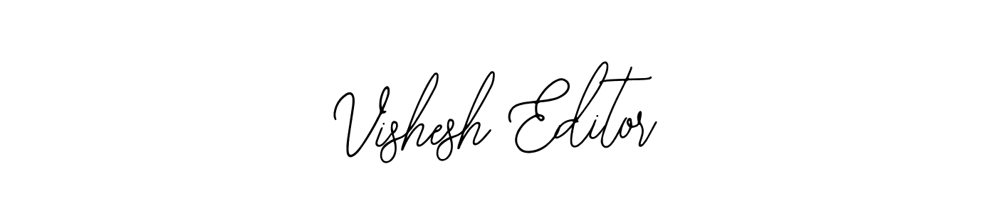 It looks lik you need a new signature style for name Vishesh Editor. Design unique handwritten (Bearetta-2O07w) signature with our free signature maker in just a few clicks. Vishesh Editor signature style 12 images and pictures png