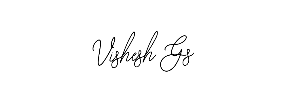 It looks lik you need a new signature style for name Vishesh Gs. Design unique handwritten (Bearetta-2O07w) signature with our free signature maker in just a few clicks. Vishesh Gs signature style 12 images and pictures png