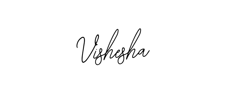 Bearetta-2O07w is a professional signature style that is perfect for those who want to add a touch of class to their signature. It is also a great choice for those who want to make their signature more unique. Get Vishesha name to fancy signature for free. Vishesha signature style 12 images and pictures png