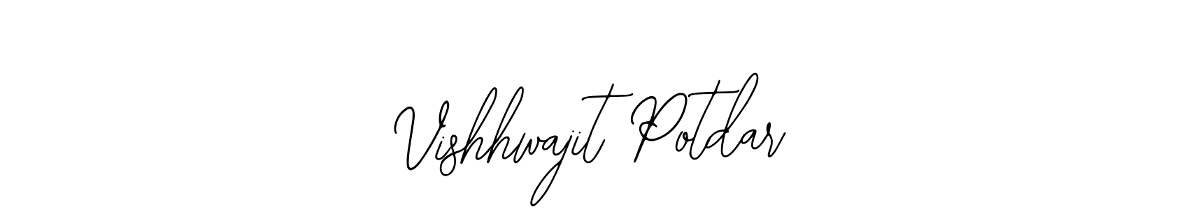 Make a beautiful signature design for name Vishhwajit Potdar. Use this online signature maker to create a handwritten signature for free. Vishhwajit Potdar signature style 12 images and pictures png