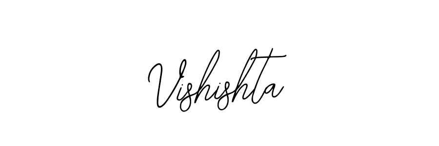 How to make Vishishta name signature. Use Bearetta-2O07w style for creating short signs online. This is the latest handwritten sign. Vishishta signature style 12 images and pictures png