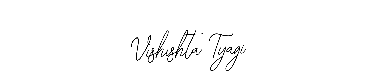 if you are searching for the best signature style for your name Vishishta Tyagi. so please give up your signature search. here we have designed multiple signature styles  using Bearetta-2O07w. Vishishta Tyagi signature style 12 images and pictures png