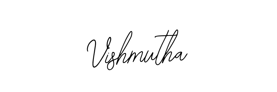 You should practise on your own different ways (Bearetta-2O07w) to write your name (Vishmutha) in signature. don't let someone else do it for you. Vishmutha signature style 12 images and pictures png