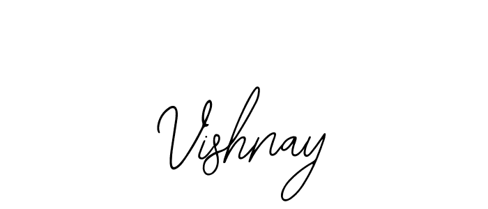 How to make Vishnay signature? Bearetta-2O07w is a professional autograph style. Create handwritten signature for Vishnay name. Vishnay signature style 12 images and pictures png