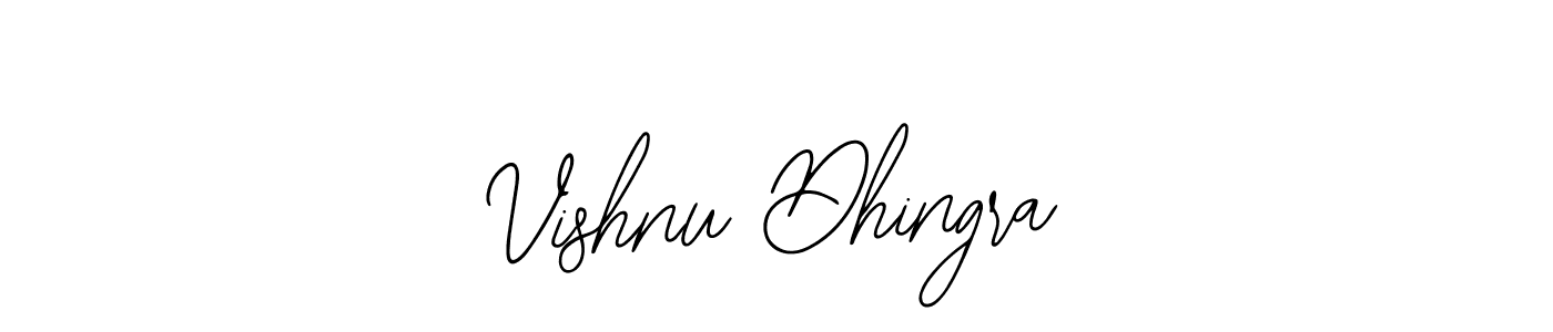 Also we have Vishnu Dhingra name is the best signature style. Create professional handwritten signature collection using Bearetta-2O07w autograph style. Vishnu Dhingra signature style 12 images and pictures png