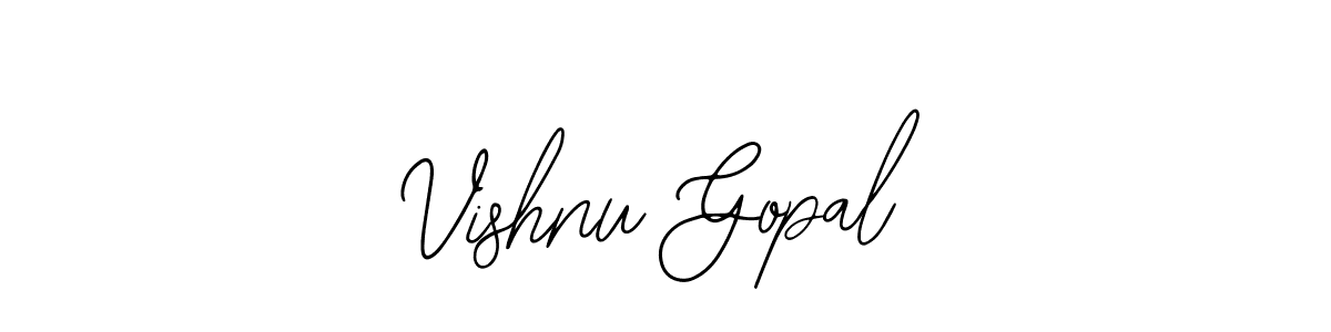 Create a beautiful signature design for name Vishnu Gopal. With this signature (Bearetta-2O07w) fonts, you can make a handwritten signature for free. Vishnu Gopal signature style 12 images and pictures png