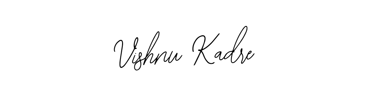 Bearetta-2O07w is a professional signature style that is perfect for those who want to add a touch of class to their signature. It is also a great choice for those who want to make their signature more unique. Get Vishnu Kadre name to fancy signature for free. Vishnu Kadre signature style 12 images and pictures png