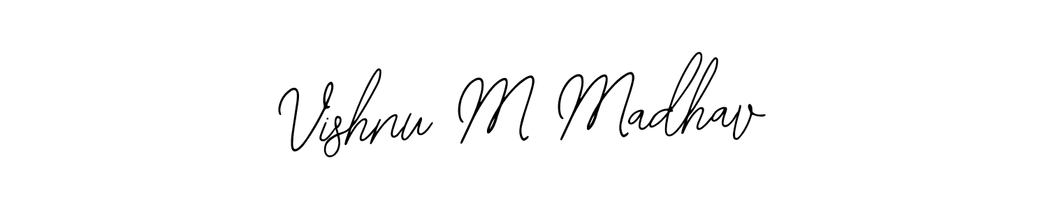 How to make Vishnu M Madhav signature? Bearetta-2O07w is a professional autograph style. Create handwritten signature for Vishnu M Madhav name. Vishnu M Madhav signature style 12 images and pictures png