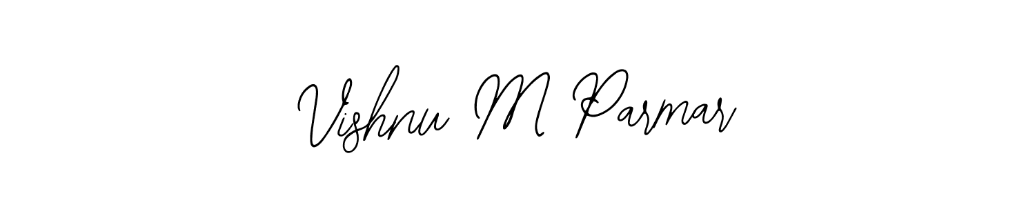 Make a beautiful signature design for name Vishnu M Parmar. With this signature (Bearetta-2O07w) style, you can create a handwritten signature for free. Vishnu M Parmar signature style 12 images and pictures png