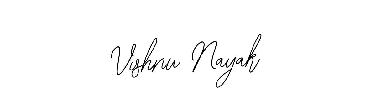 Make a beautiful signature design for name Vishnu Nayak. With this signature (Bearetta-2O07w) style, you can create a handwritten signature for free. Vishnu Nayak signature style 12 images and pictures png