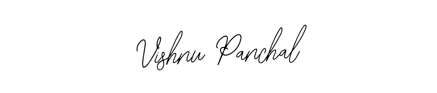 Use a signature maker to create a handwritten signature online. With this signature software, you can design (Bearetta-2O07w) your own signature for name Vishnu Panchal. Vishnu Panchal signature style 12 images and pictures png