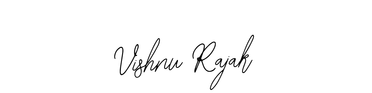 How to make Vishnu Rajak signature? Bearetta-2O07w is a professional autograph style. Create handwritten signature for Vishnu Rajak name. Vishnu Rajak signature style 12 images and pictures png