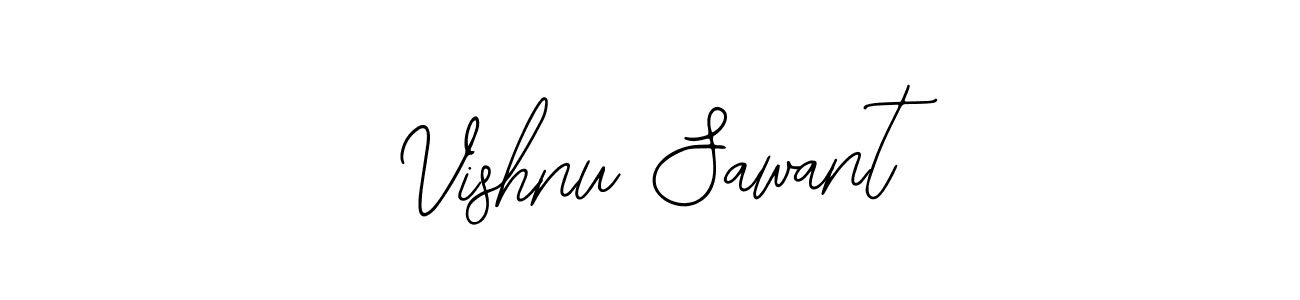 How to make Vishnu Sawant signature? Bearetta-2O07w is a professional autograph style. Create handwritten signature for Vishnu Sawant name. Vishnu Sawant signature style 12 images and pictures png