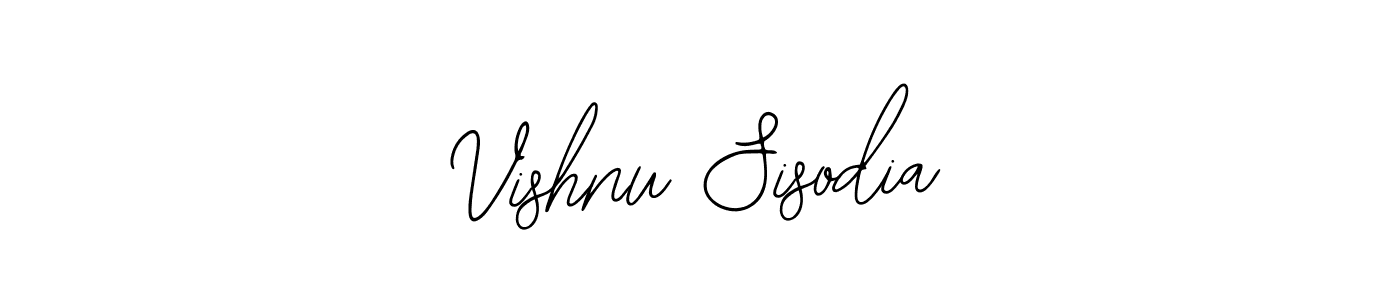 Also You can easily find your signature by using the search form. We will create Vishnu Sisodia name handwritten signature images for you free of cost using Bearetta-2O07w sign style. Vishnu Sisodia signature style 12 images and pictures png