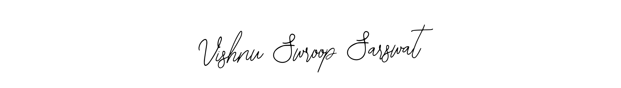How to make Vishnu Swroop Sarswat name signature. Use Bearetta-2O07w style for creating short signs online. This is the latest handwritten sign. Vishnu Swroop Sarswat signature style 12 images and pictures png