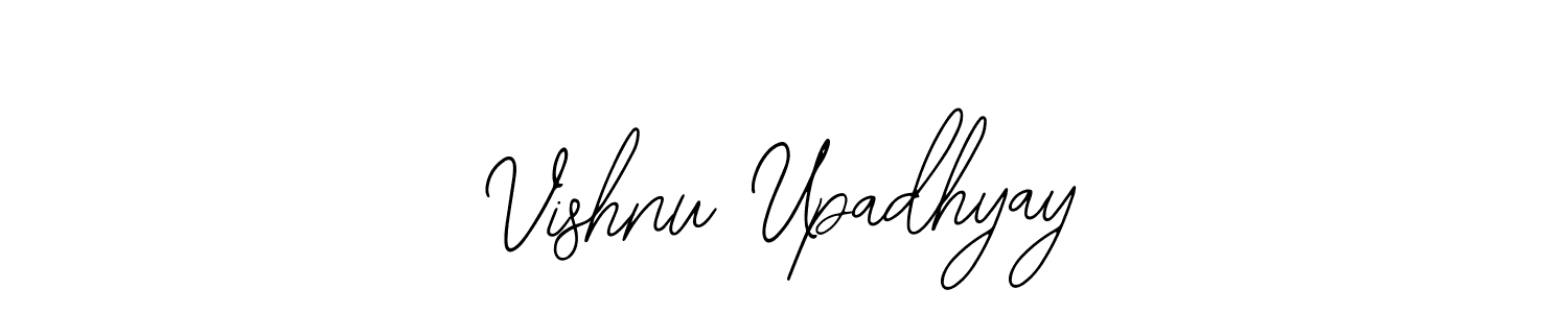 Make a beautiful signature design for name Vishnu Upadhyay. Use this online signature maker to create a handwritten signature for free. Vishnu Upadhyay signature style 12 images and pictures png