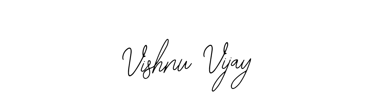 How to make Vishnu Vijay signature? Bearetta-2O07w is a professional autograph style. Create handwritten signature for Vishnu Vijay name. Vishnu Vijay signature style 12 images and pictures png