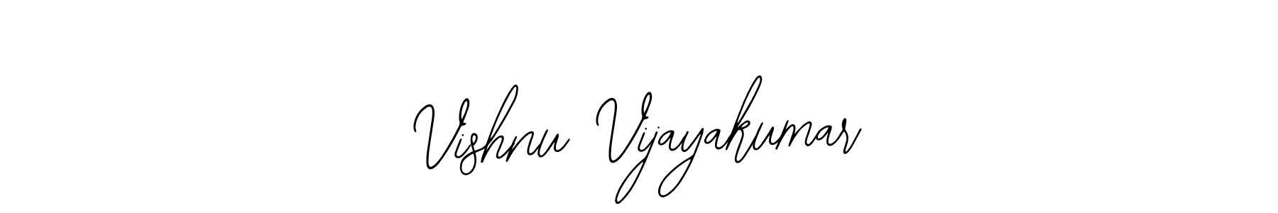 Design your own signature with our free online signature maker. With this signature software, you can create a handwritten (Bearetta-2O07w) signature for name Vishnu Vijayakumar. Vishnu Vijayakumar signature style 12 images and pictures png