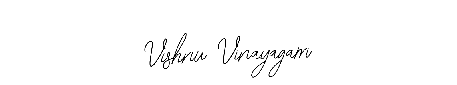 Make a beautiful signature design for name Vishnu Vinayagam. With this signature (Bearetta-2O07w) style, you can create a handwritten signature for free. Vishnu Vinayagam signature style 12 images and pictures png