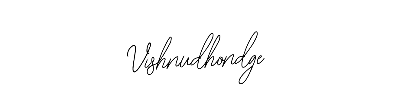 It looks lik you need a new signature style for name Vishnudhondge. Design unique handwritten (Bearetta-2O07w) signature with our free signature maker in just a few clicks. Vishnudhondge signature style 12 images and pictures png