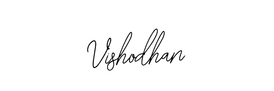Make a beautiful signature design for name Vishodhan. Use this online signature maker to create a handwritten signature for free. Vishodhan signature style 12 images and pictures png