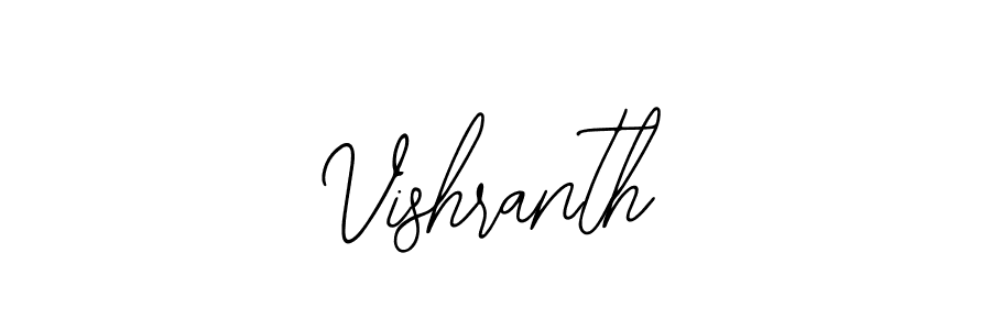 You can use this online signature creator to create a handwritten signature for the name Vishranth. This is the best online autograph maker. Vishranth signature style 12 images and pictures png