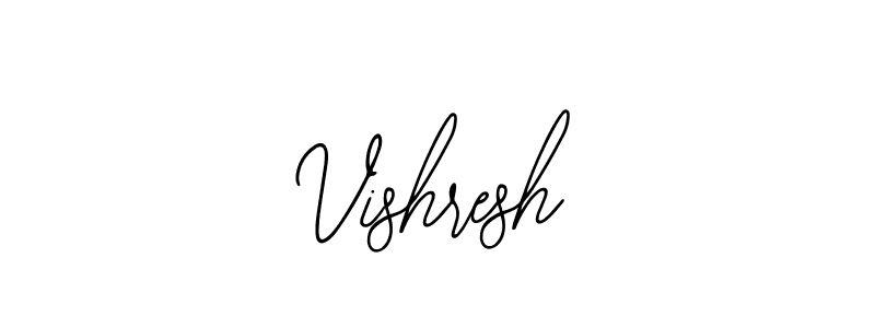 How to make Vishresh name signature. Use Bearetta-2O07w style for creating short signs online. This is the latest handwritten sign. Vishresh signature style 12 images and pictures png