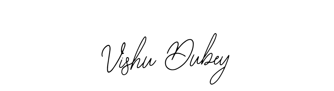 Use a signature maker to create a handwritten signature online. With this signature software, you can design (Bearetta-2O07w) your own signature for name Vishu Dubey. Vishu Dubey signature style 12 images and pictures png