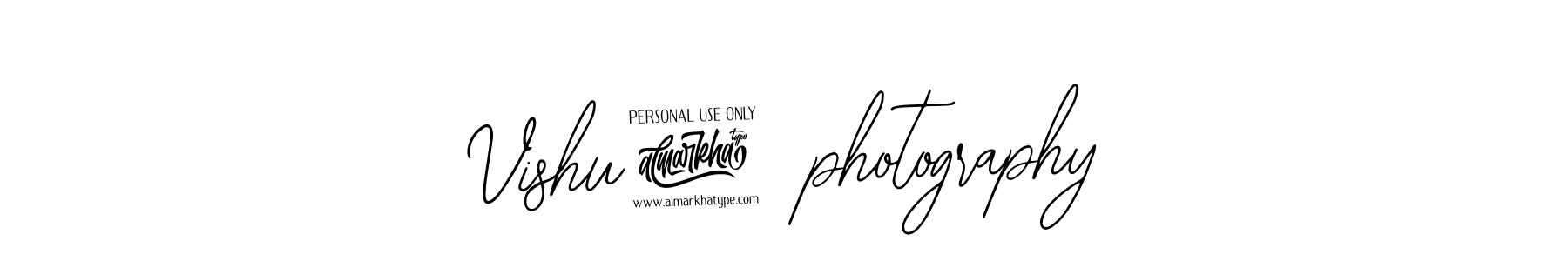 How to make Vishu25photography name signature. Use Bearetta-2O07w style for creating short signs online. This is the latest handwritten sign. Vishu25photography signature style 12 images and pictures png