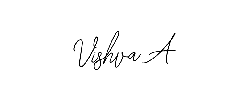 How to make Vishva A signature? Bearetta-2O07w is a professional autograph style. Create handwritten signature for Vishva A name. Vishva A signature style 12 images and pictures png