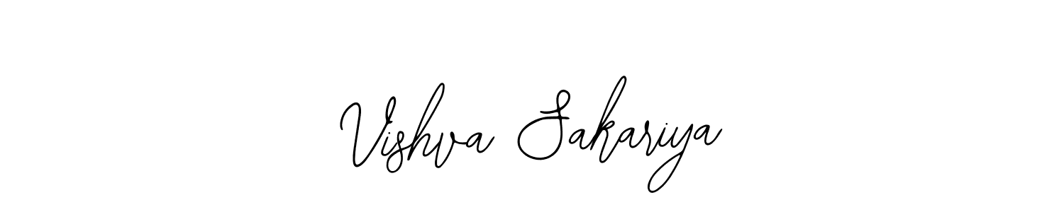 It looks lik you need a new signature style for name Vishva Sakariya. Design unique handwritten (Bearetta-2O07w) signature with our free signature maker in just a few clicks. Vishva Sakariya signature style 12 images and pictures png