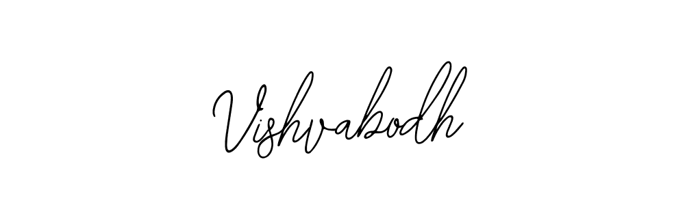 Use a signature maker to create a handwritten signature online. With this signature software, you can design (Bearetta-2O07w) your own signature for name Vishvabodh. Vishvabodh signature style 12 images and pictures png