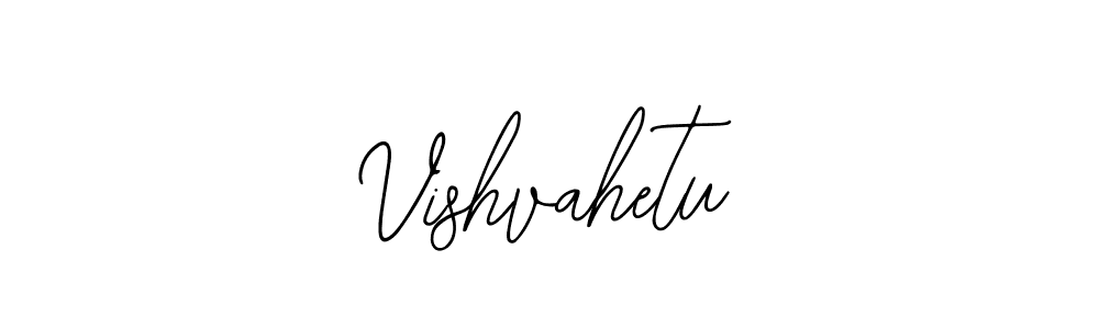 The best way (Bearetta-2O07w) to make a short signature is to pick only two or three words in your name. The name Vishvahetu include a total of six letters. For converting this name. Vishvahetu signature style 12 images and pictures png