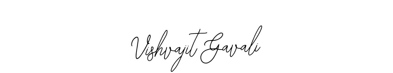 Bearetta-2O07w is a professional signature style that is perfect for those who want to add a touch of class to their signature. It is also a great choice for those who want to make their signature more unique. Get Vishvajit Gavali name to fancy signature for free. Vishvajit Gavali signature style 12 images and pictures png