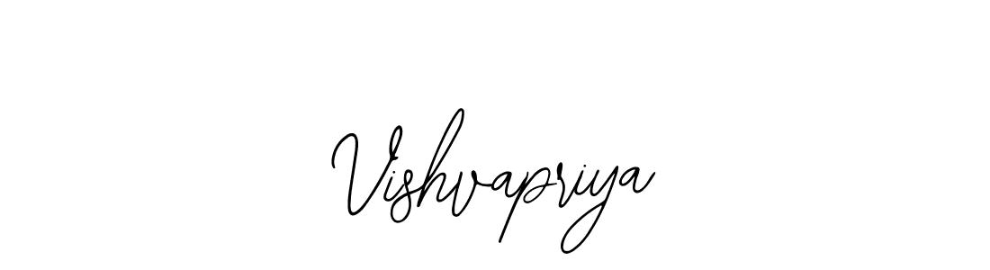The best way (Bearetta-2O07w) to make a short signature is to pick only two or three words in your name. The name Vishvapriya include a total of six letters. For converting this name. Vishvapriya signature style 12 images and pictures png