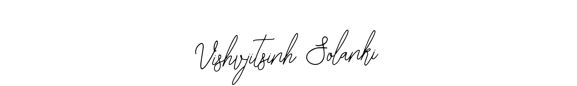 How to Draw Vishvjitsinh Solanki signature style? Bearetta-2O07w is a latest design signature styles for name Vishvjitsinh Solanki. Vishvjitsinh Solanki signature style 12 images and pictures png