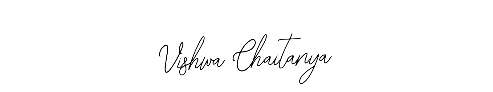 Bearetta-2O07w is a professional signature style that is perfect for those who want to add a touch of class to their signature. It is also a great choice for those who want to make their signature more unique. Get Vishwa Chaitanya name to fancy signature for free. Vishwa Chaitanya signature style 12 images and pictures png