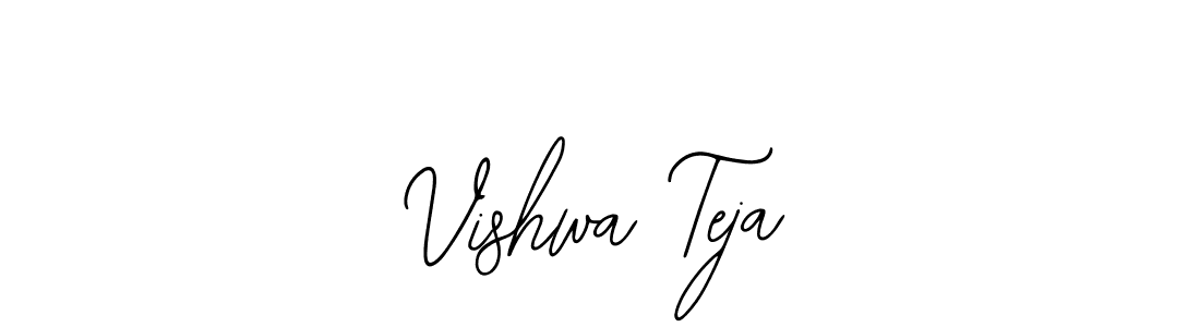 Use a signature maker to create a handwritten signature online. With this signature software, you can design (Bearetta-2O07w) your own signature for name Vishwa Teja. Vishwa Teja signature style 12 images and pictures png