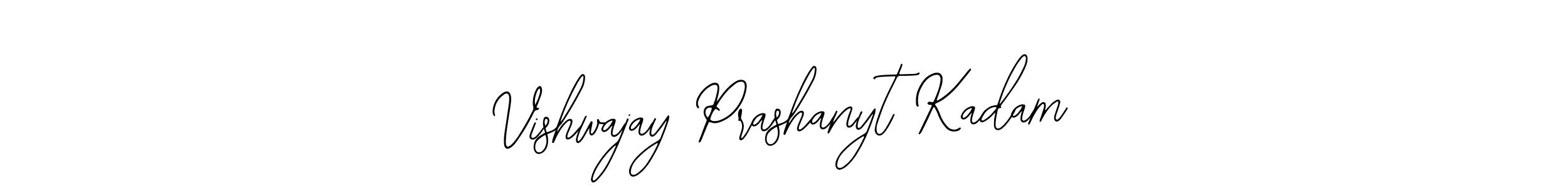 Use a signature maker to create a handwritten signature online. With this signature software, you can design (Bearetta-2O07w) your own signature for name Vishwajay Prashanyt Kadam. Vishwajay Prashanyt Kadam signature style 12 images and pictures png