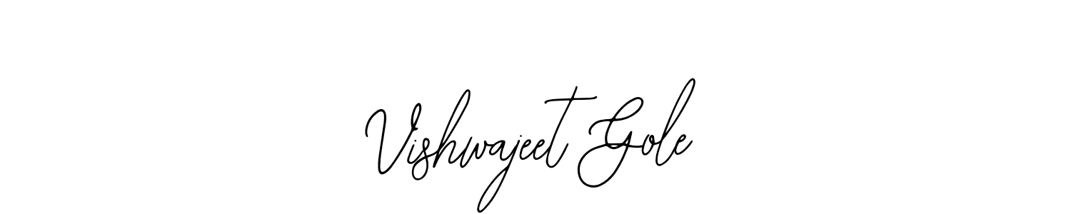 Similarly Bearetta-2O07w is the best handwritten signature design. Signature creator online .You can use it as an online autograph creator for name Vishwajeet Gole. Vishwajeet Gole signature style 12 images and pictures png